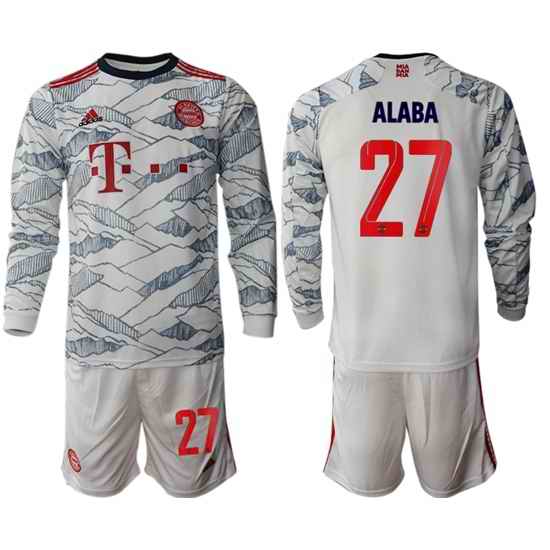 Men Bayern Long Sleeve Soccer Jerseys 521